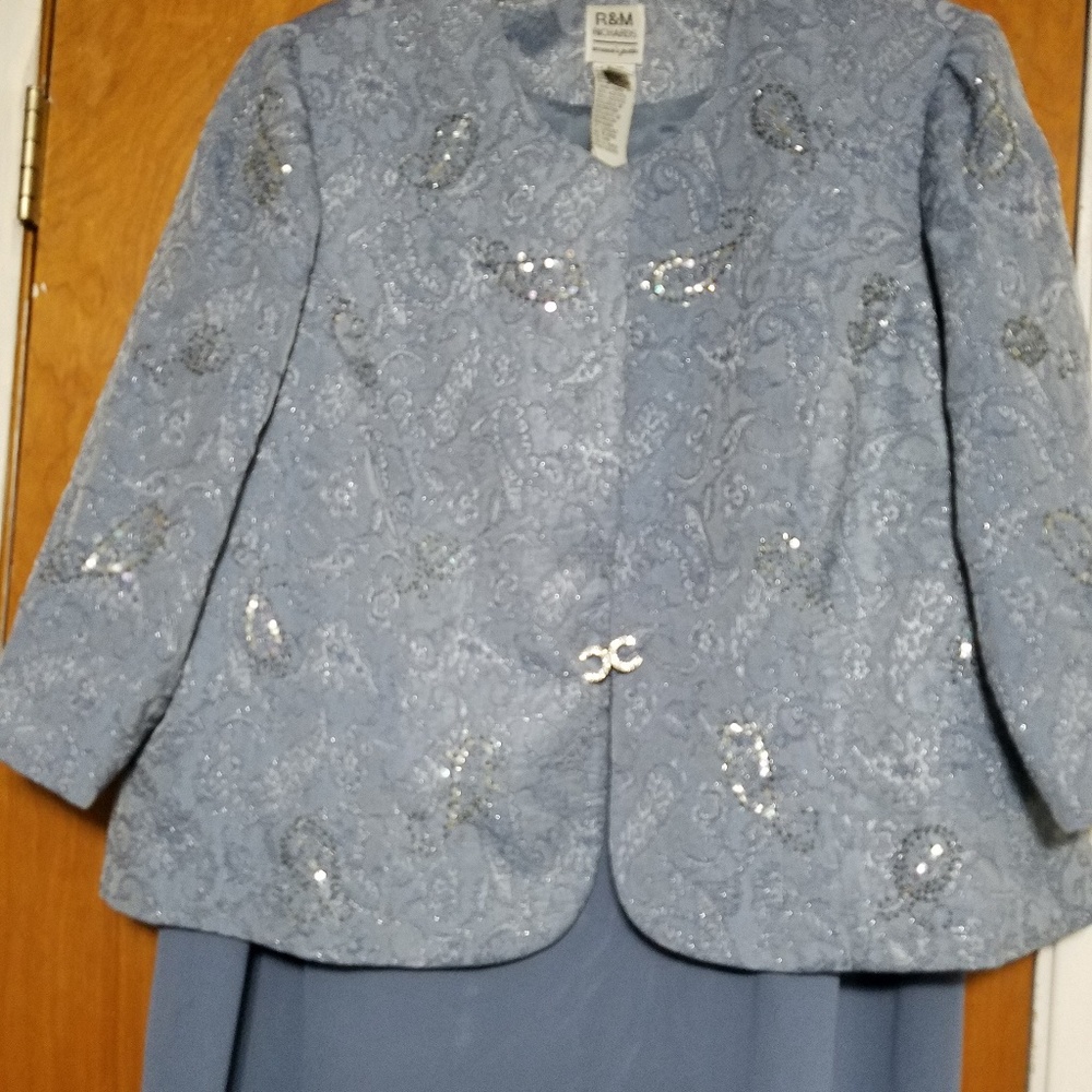 Formal dress and jacket.Mother of the bride.